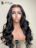 LUVME HAIR BODY WAVE 180% DENSITY 36O LACE FRONT WIGS  WITH BLEACHED KNOTS ULWIGS FOR BLACK WOMEN