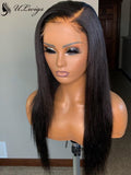 HD Lace Straight Best Hair 13*6 Lace Front Wig With Bleached Knots ULWIGS115