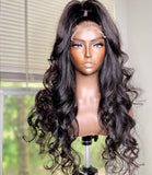 2022 New Black Color Wavy 5*5 HD Lace Wig ULWIGS321