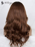 Ombre Brown Color Wavy Best Headband Wig  ULWIGS165