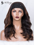 Highlight Color Best Virgin Human Hair Headband Wig ULWIGS164