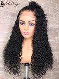 Best Virgin Hair New Curly 360 Lace Frontal Wig With High Ponytail [ULWIGS17] - ULwigs