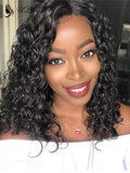 Best Virgin Hair Deep Wave 13*6 Lace Front Wig Preplucked Wig Bleached Knots HD Lace ULWIGS123