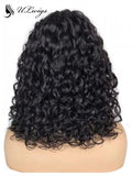 Best Virgin Hair Deep Wave 13*6 Lace Front Wig Preplucked Wig Bleached Knots HD Lace ULWIGS123