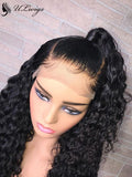 Best Virgin Hair New Curly 360 Lace Frontal Wig With High Ponytail [ULWIGS17] - ULwigs