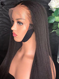 Bleached Knots Yaki Straight Best Human Hair 360 Lace Wigs [ULWIGS46] - ULwigs