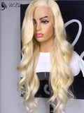 Blonde #613 Color Body Wave Transparent Lace Front Wig [ULWIGS66] - ULwigs