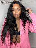 Celebrity Deep Wavy Lace Front Wig Bleached Knots With Fake Scalp ULWIGS102 - ULwigs