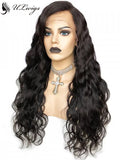 Celebrity Deep Wavy Lace Front Wig Bleached Knots With Fake Scalp ULWIGS102 - ULwigs