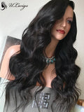 Glueless Big Body Wavy Virgin Human Hair 360 Lace Wig With Fake Scalp [ULWIGS33] - ULwigs