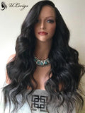 Glueless Big Body Wavy Virgin Human Hair 360 Lace Wig With Fake Scalp [ULWIGS33] - ULwigs