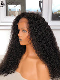 Glueless Thick 200% Density Curly Human Hair 360 Lace Frontal Wig [ULWIGS36] - ULwigs