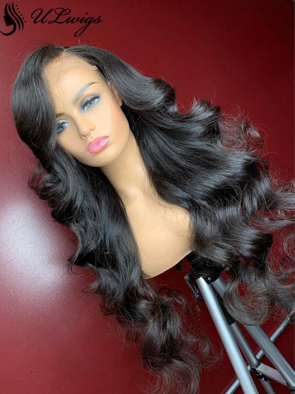 HD Lace 180% Density Body Wave Side Part Full Lace Wigs [ULWIGS82] - ULwigs