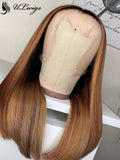 Highlight #27 Color Straight Virgin Human Hair 13*4 Lace Front Wig [ULWIGS64] - ULwigs