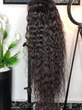 Human Hair Wigs Virgin Brazilian Water Wave Hair Wigs 360 Lace Wig 
