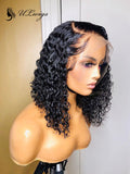 Luxury HD Lace 180% Density Deep Wave 13*6 Lace Front Wigs With Bleached Knots ULWIGS138