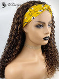 Mix Color Curly High Density Headband Wig (Get Free Trendy Headbands) ULWIGS160