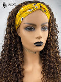 Mix Color Curly High Density Headband Wig (Get Free Trendy Headbands) ULWIGS160