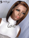 Mix Color Bob Cut 150% Density Lace Front Wig [ULWIGS58] - ULwigs