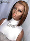 Mix Color Bob Cut 150% Density Lace Front Wig [ULWIGS58] - ULwigs