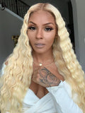 Ombre #613 Blonde Color Deep Wave 150% Density Lace Front Wig [ULWIGS68] - ULwigs