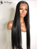 Pre-plucked 360 Lace Frontal Wig Straight Virgin Hair With Fake Scalp[ULWIGS27] - ULwigs
