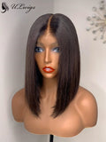 Pre-plucked Short Bob Pixie Cut Virgin Hair 13*6 Lace Front Wig [ULWIGS43] - ULwigs