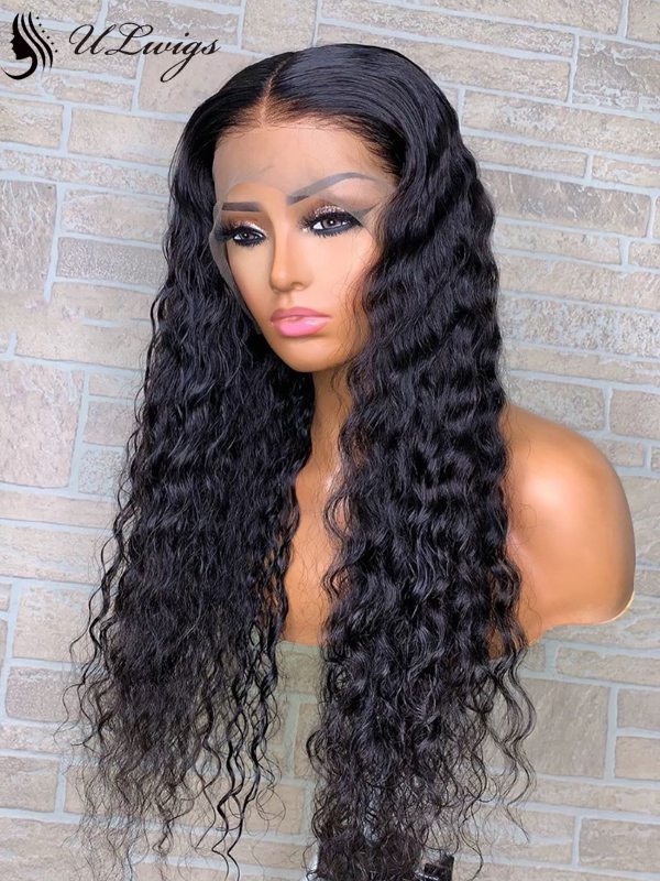 Big long hotsell curly wigs