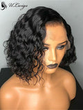 Summer Deep Wave Short Wig 360 Lace Human Hair Wig With Baby Hair SM02