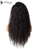 The Caribbean Glueless Curly Lace Front Wig Virgin Human Hair With Fake Scalp ULWIGS104 - ULwigs