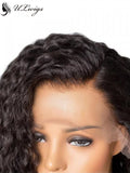 The Caribbean Glueless Curly Lace Front Wig Virgin Human Hair With Fake Scalp ULWIGS104 - ULwigs