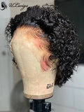 Tight Curly 150% Pixie Cut Short Human Hair Wigs WIth Baby Hair ULWIGS168