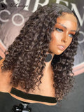 Undetectable HD Lace 55 Lace Wig Best Virgin Hair Curly Wigs ULWIGS145