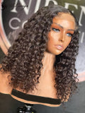 Undetectable HD Lace 55 Lace Wig Best Virgin Hair Curly Wigs ULWIGS145