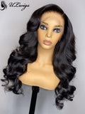Undetectable HD Lace Wavy Pre Plucked 360 Lace Frontal Wigs ULWIGS85 - ULwigs