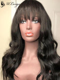 Undetectable Lace Body Wave 360 Lace Wig With Bangs [ULWIGS13] - ULwigs